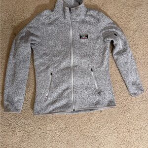 L.L. Bean Heathered Fleece Jacket